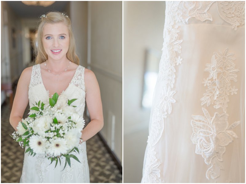 bride in lace wedding gown holding bouquet Hotel Laguna weddings Carrie McGuire photography Temecula San Diego wedding photographer Temecula winery photographer wedding Temecula wedding photographer carrie mcguire photography