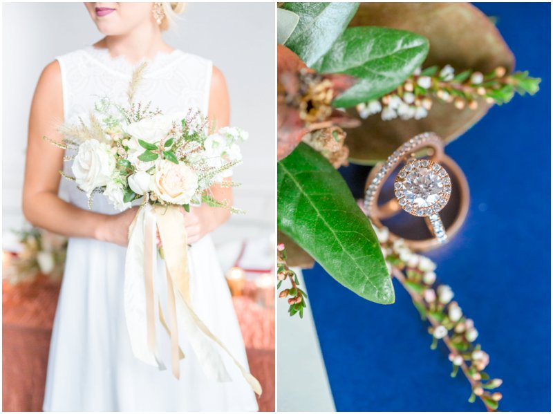 Carrie McGuire photography Temecula photographer Maid of honor with bouquet and wedding rings Tucson Arizona Wedding photographers