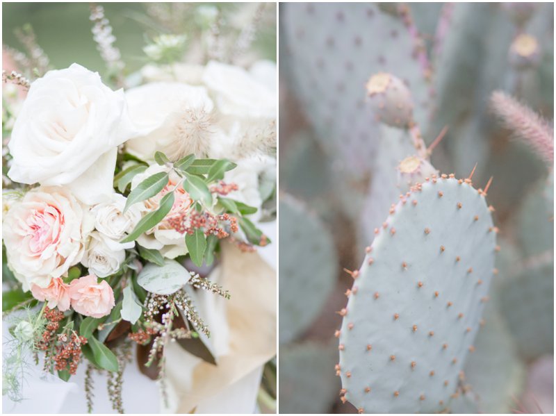Carrie McGuire photography Temecula photographer Bridal bouquet with cactus Tucson Arizona Wedding photographers
