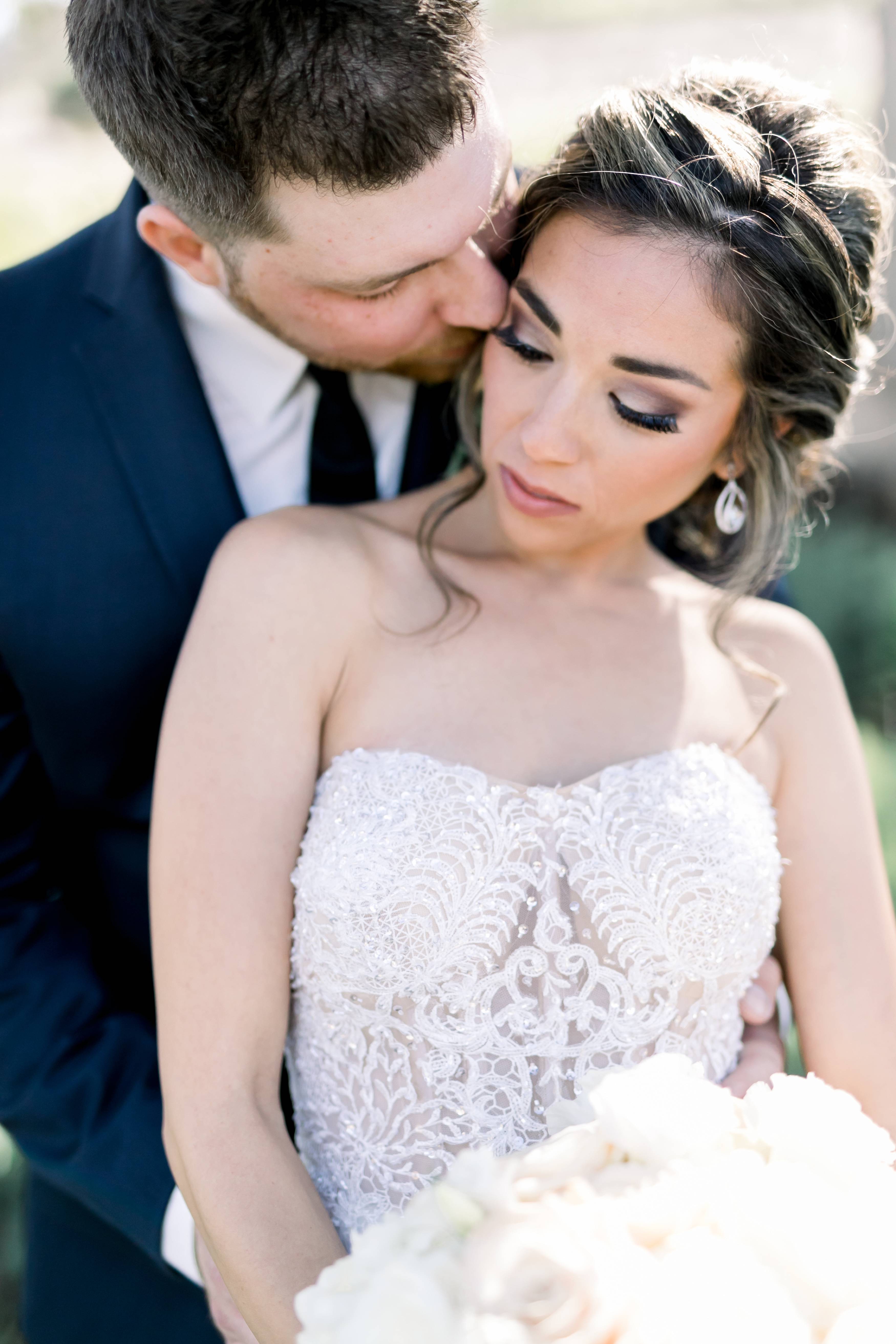 Bride and groom at Forever and Always Farm wedding venue in Temecula California