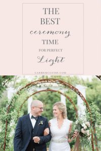 how to get the perfect ceremony light forever and always farms Temecula wedding photography