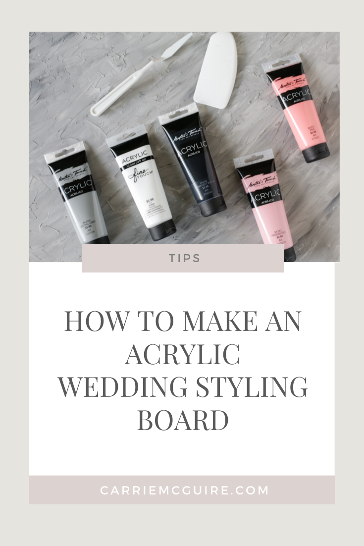 wedding flat lay styling boards