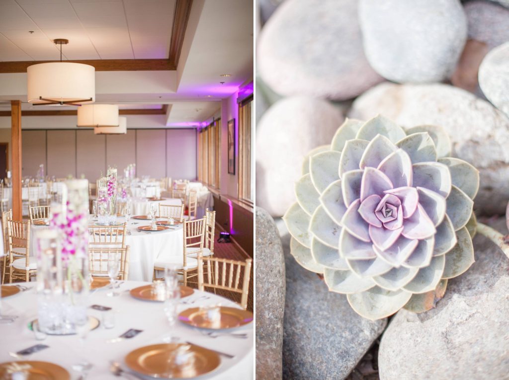 succulent and table settings Shadow Ridge Golf Club Temecula California wedding engagement maternity photography Carrie McGuire photographer California