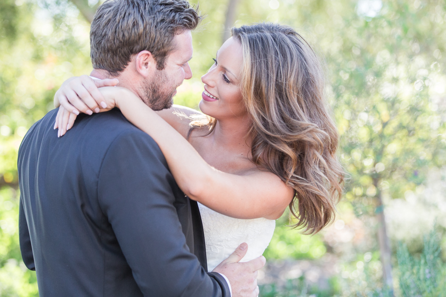 bride and groom kissing forever and always farm temecula wedding engagement photography Carrie McGuire photographer california