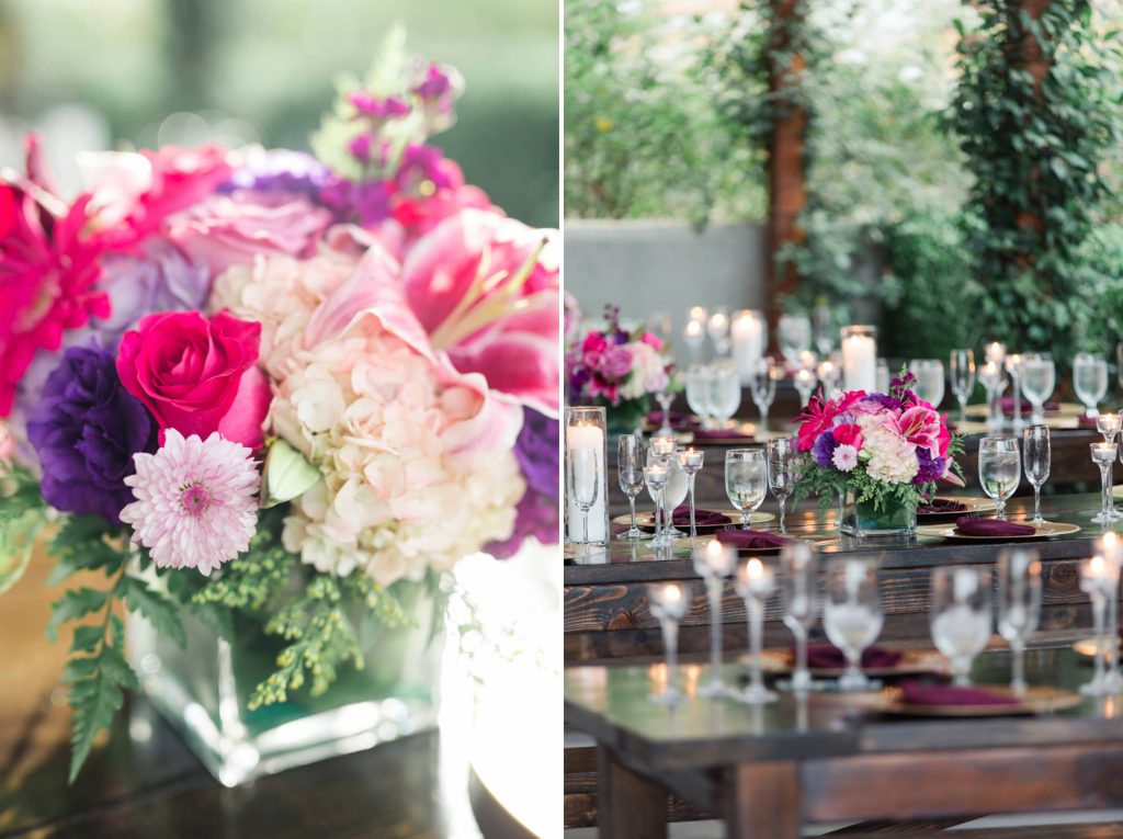 table center pieces and place settings Forever and always farm Temecula California wedding engagement family maternity photography Carrie McGuire photographer