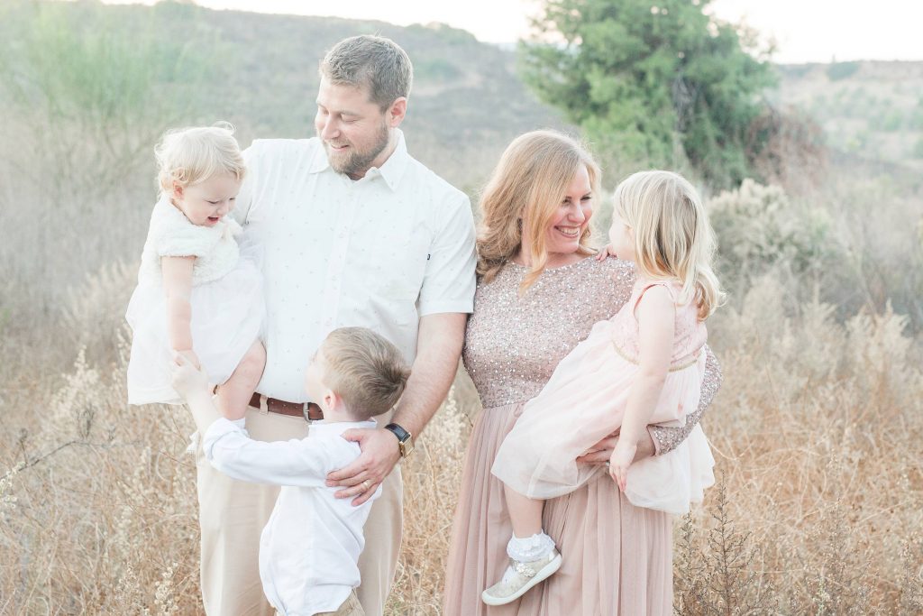family in field Temecula California wedding engagement family maternity photography Carrie McGuire photographer