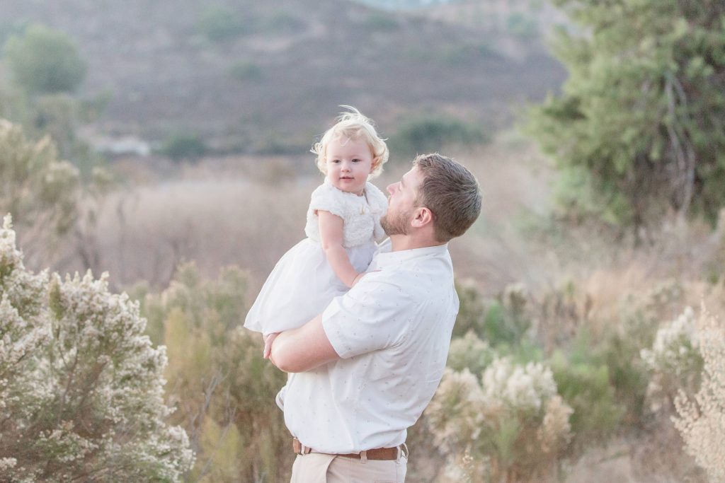 Dad and baby Temecula California wedding engagement family maternity photography Carrie McGuire photographer