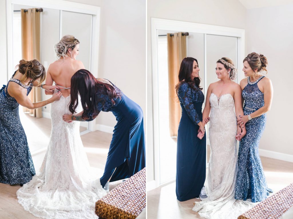 bride and mother and grooms mother getting ready Temecula Coachhouse California wedding engagement photography Carrie McGuire photographer California