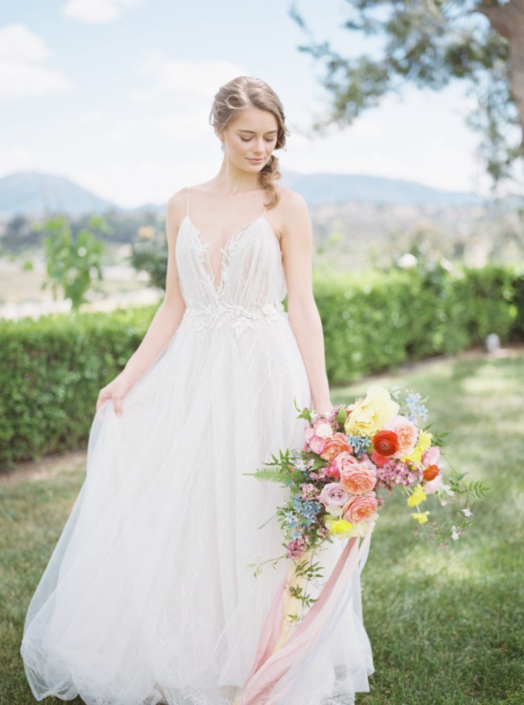 Callaway Winery Temecula wedding venue featured on style me pretty carrie McGuire photography   En Blanc  liz Martinez wedding gown