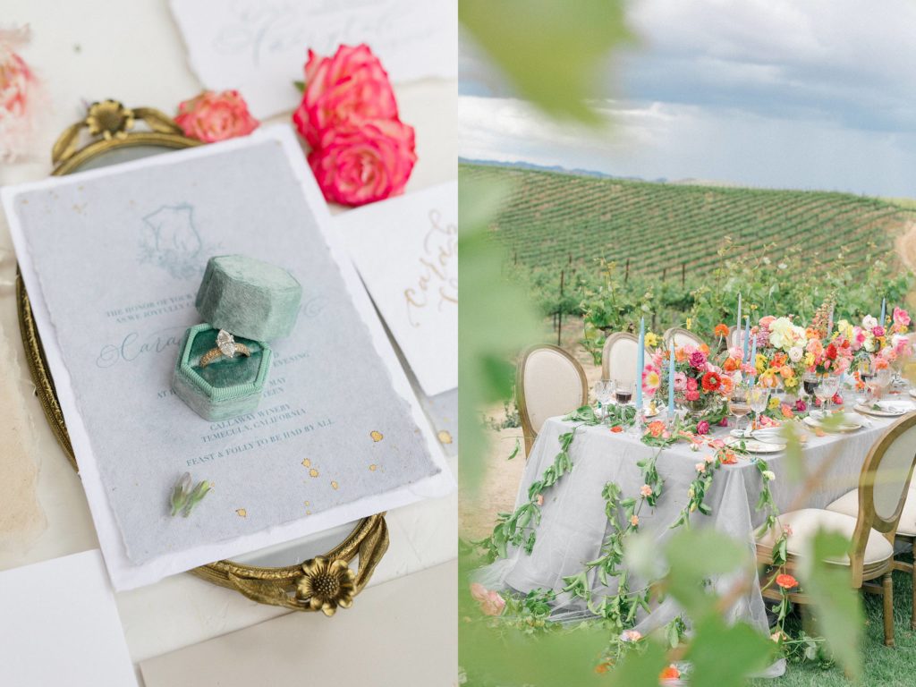 Callaway Winery Temecula wedding venue featured on style me pretty carrie McGuire photography  sleeping beauty 