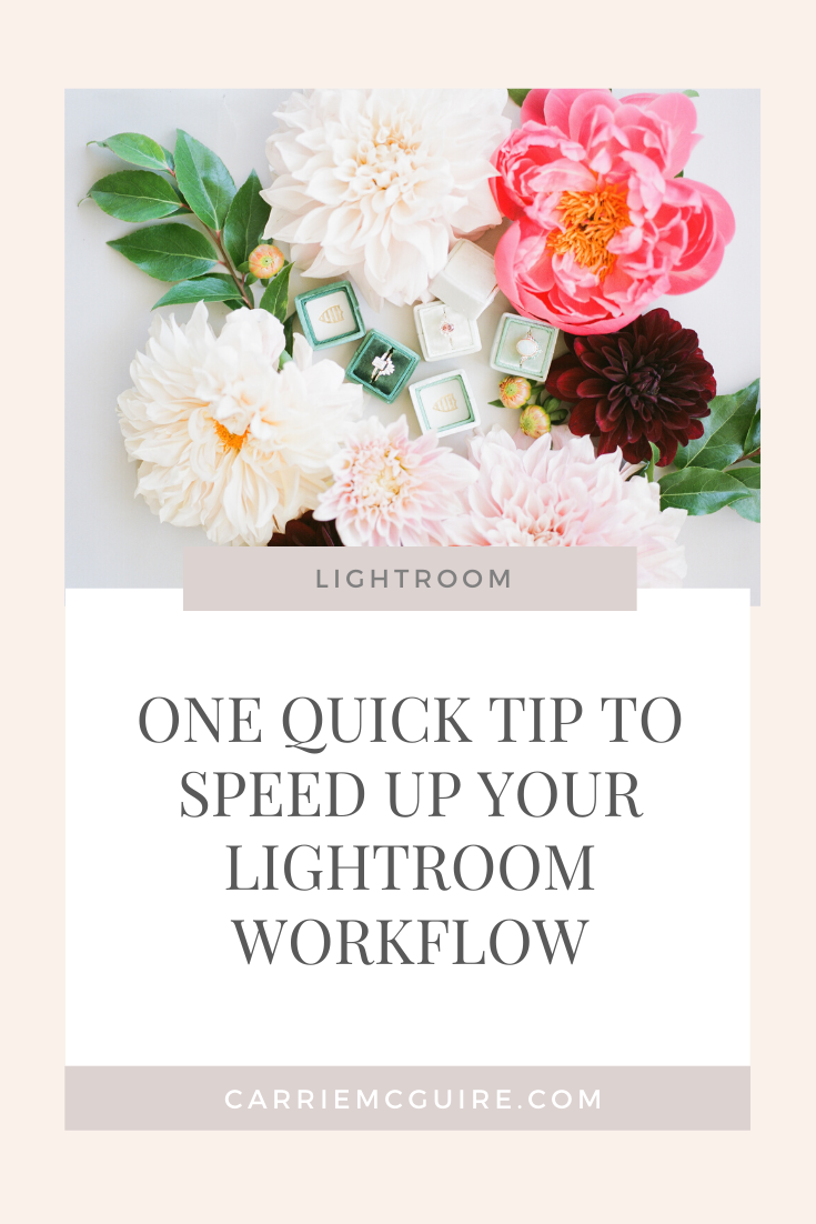 speed up your lightroom workflow